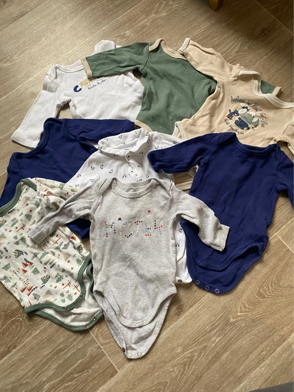 Lot vêtements bébé garçon 3 mois de 65 pièces – photo 5